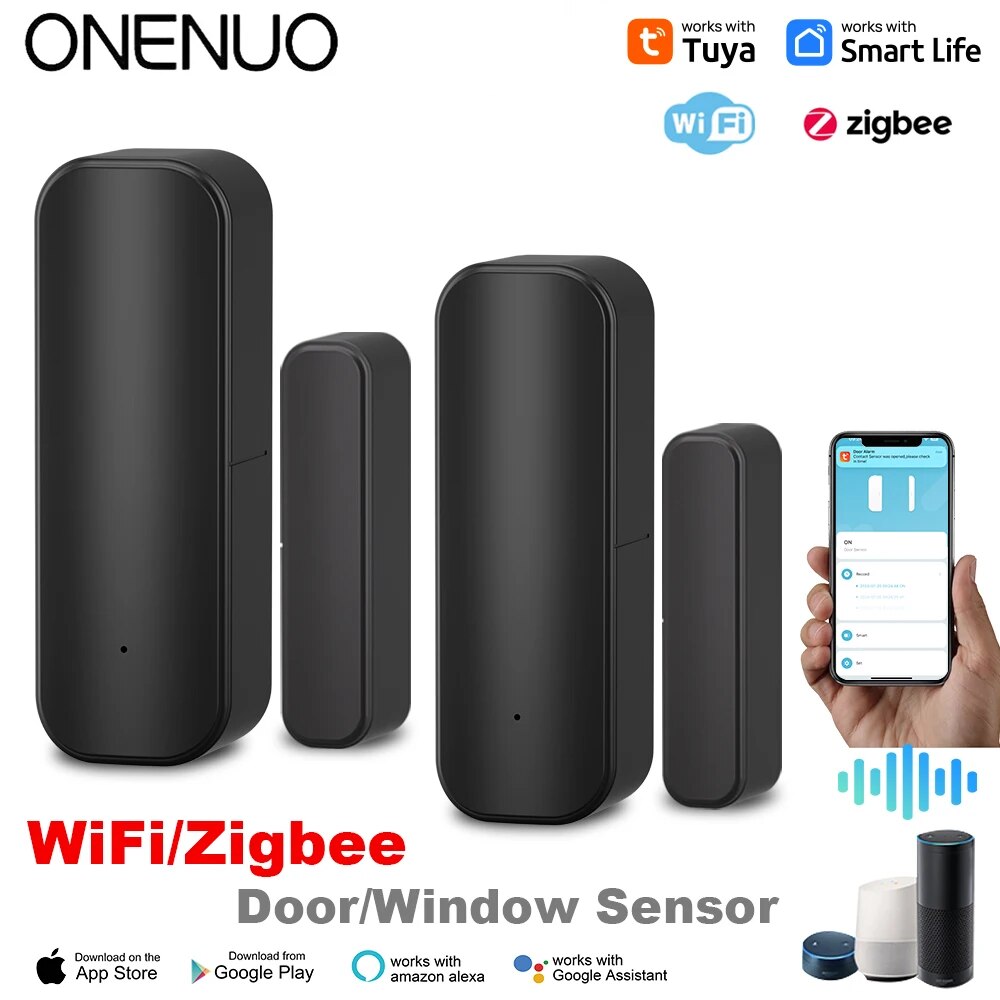 Smart Home Certification - Tuya WiFi/ZigBee Door Window Sensor Smart