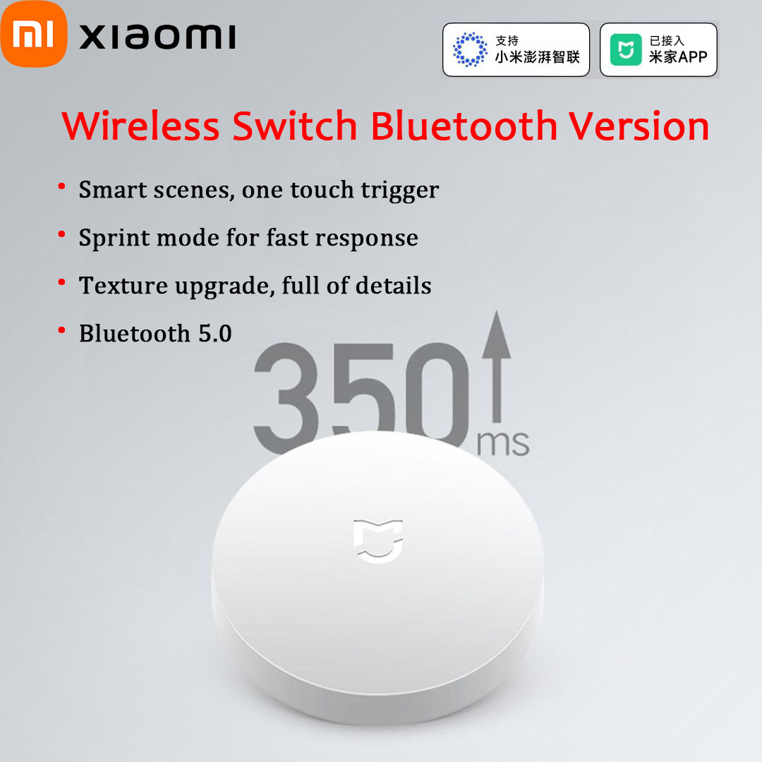 Smart Home Xiaomi Hub 2 - Xiaomi Wireless Switch Bluetooth Version Smart