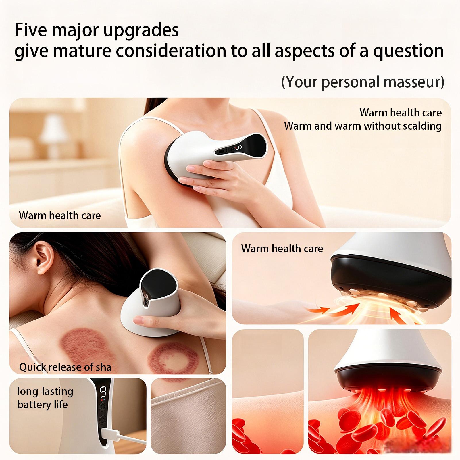Smart Home Or Smart Home - Cupping Machine Intelligent USB Rechargeable Multi-mode