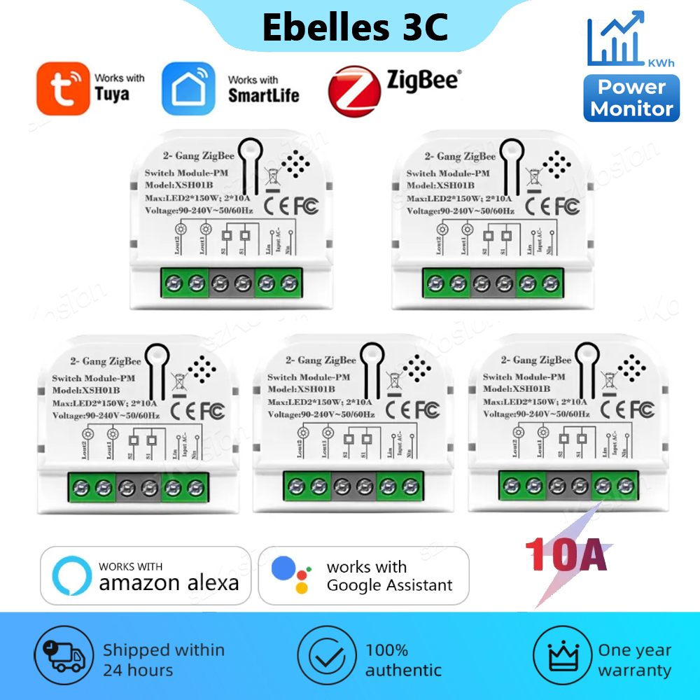 Smart Home News - 1/2 Channels 10A Tuya ZigBee Smart