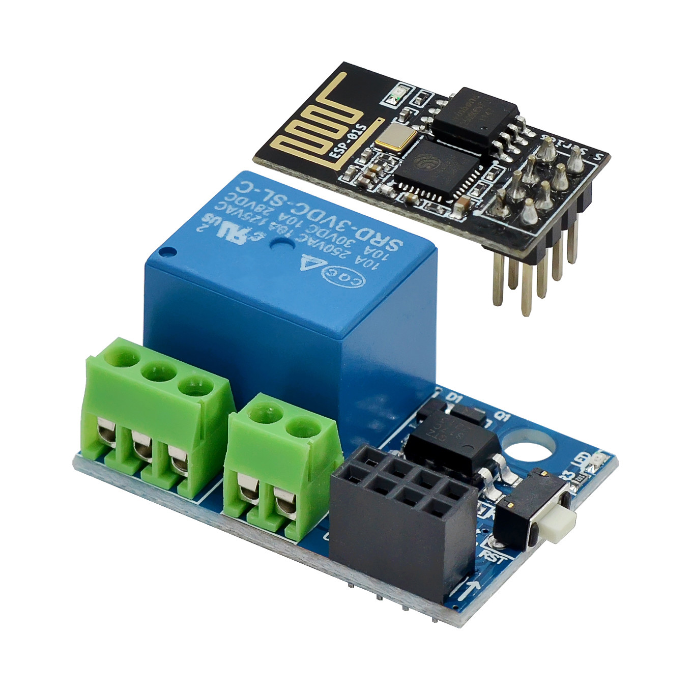 Smart Home Kit For Arduino - ESP-01S WiFi Relay Module 5V 10A