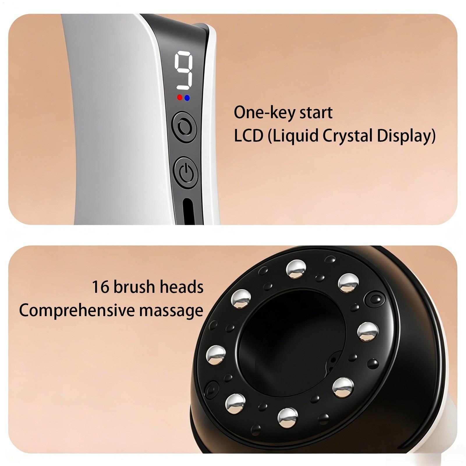 Smart Home Or Smart Home - Smart Cupping Massager Multi-Mode USB Rechargeable