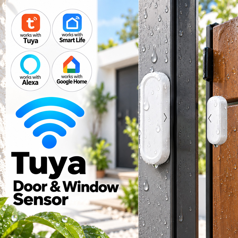 Smart Home Certification - Tuya WiFi IP65 Smart Door Window