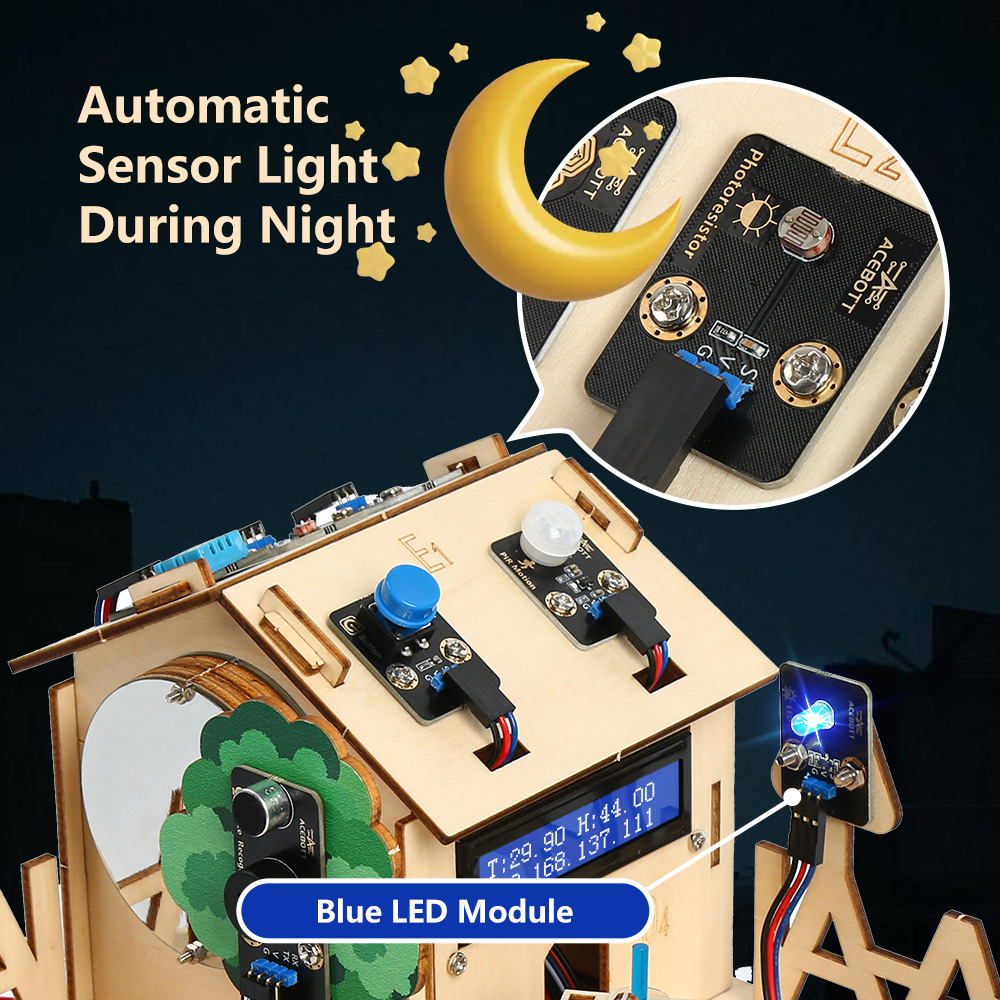 ACEBOTT Smart Home STEM STEAM  - огляд і ціна Smart Home Kit For Arduino