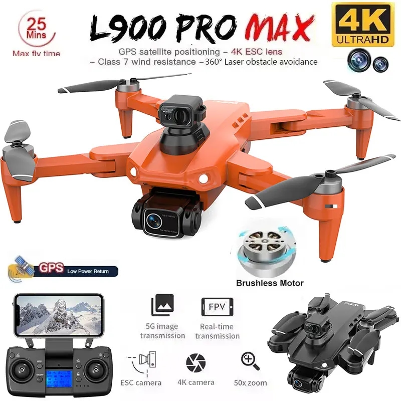 L900 Pro MAX GPS Drone 4K Prof - огляд і ціна Smart Home Camera