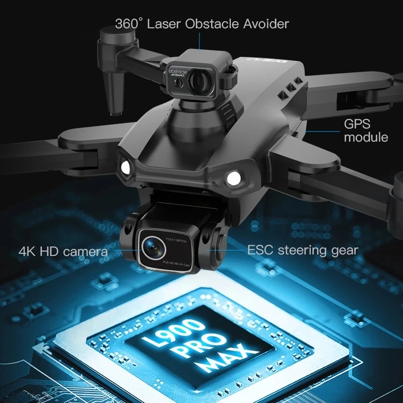 L900 Pro MAX GPS Drone 4K Prof - огляд і ціна Smart Home Camera