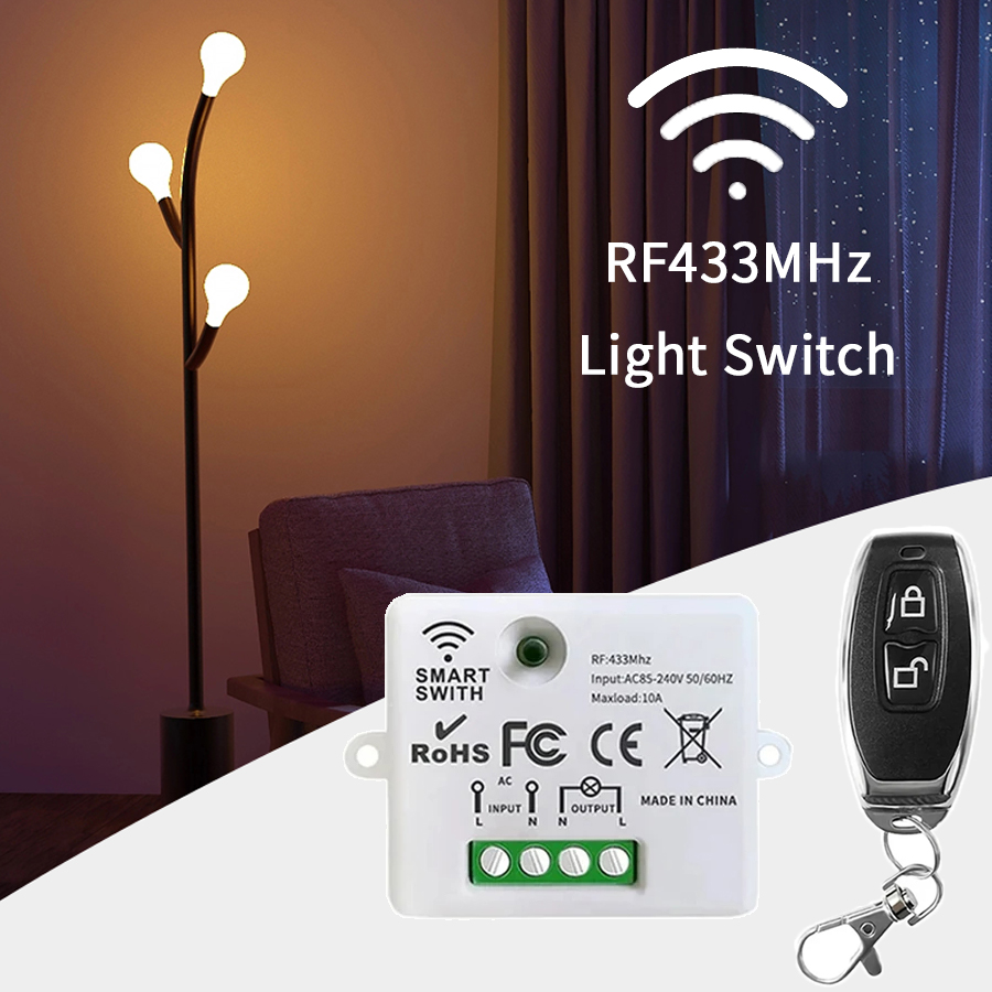 RF 433MHz Wireless Remote Cont - огляд і ціна Smart Home Matter