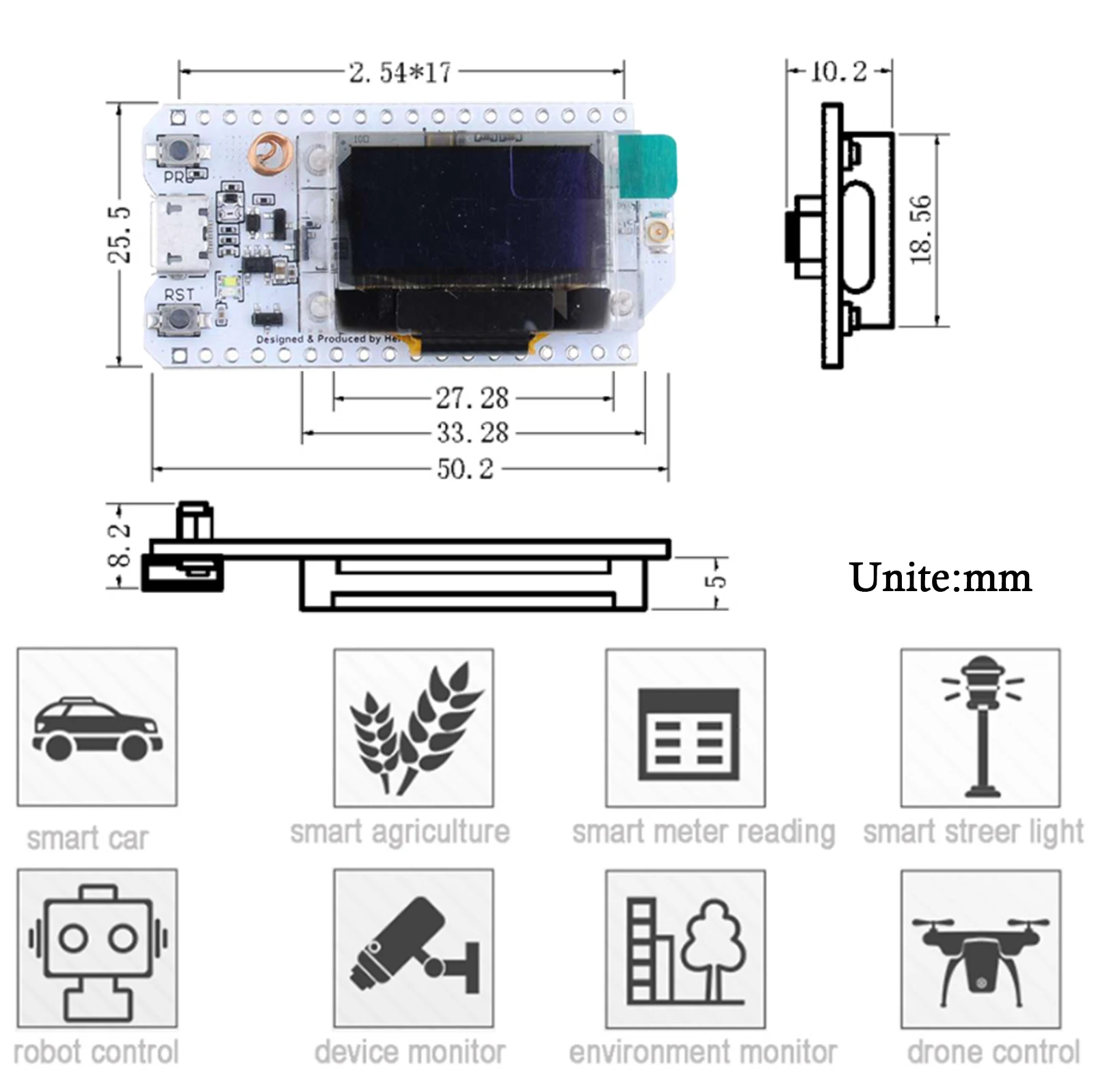 WIFI Lora Kit 32 V3 915MHz ESP - огляд і ціна Smart Home Kit For Arduino