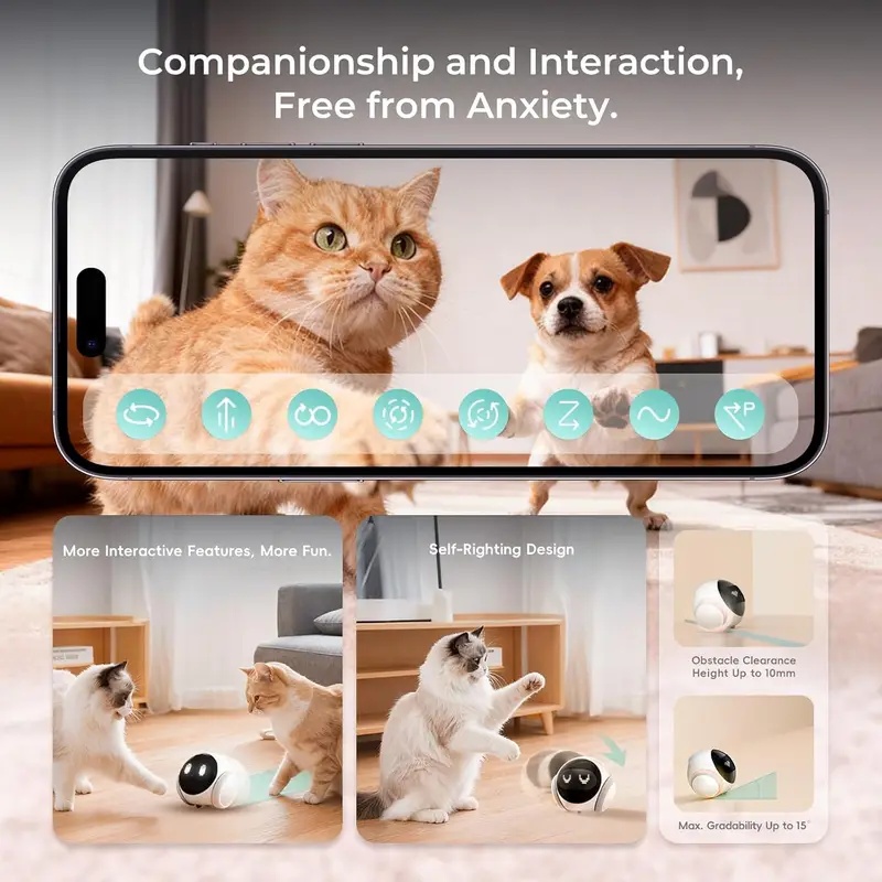 Movable Indoor Pet Robot Camer - огляд і ціна Smart Home Camera