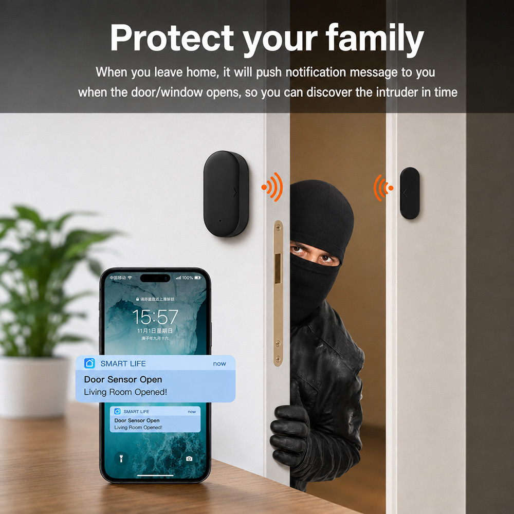 Tuya Zigbee 3.0 Mini Door Wind - огляд і ціна Smart Home News