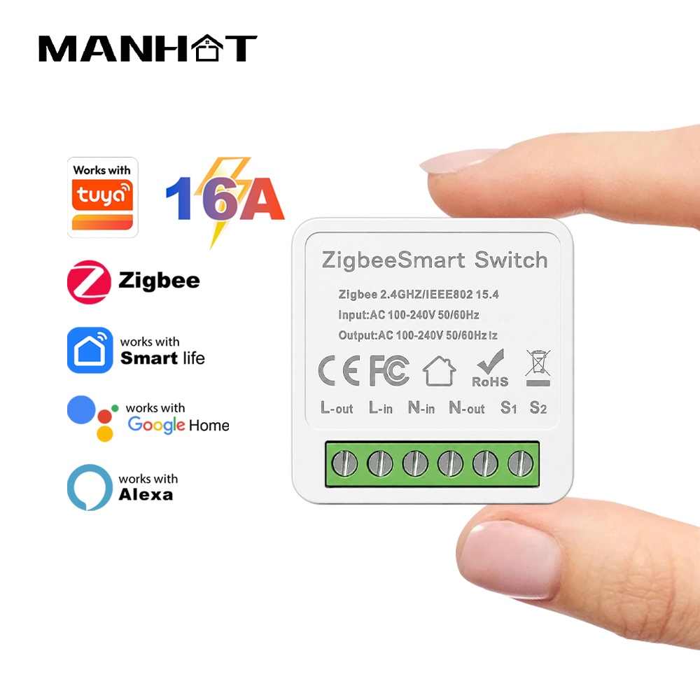 Manhot ZigBee 3.0 Switch Modul - огляд і ціна Smart Home Voice Control