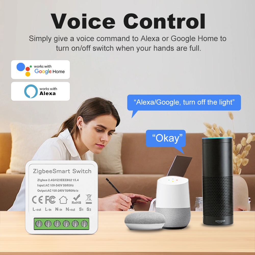 Manhot ZigBee 3.0 Switch Modul - огляд і ціна Smart Home Voice Control