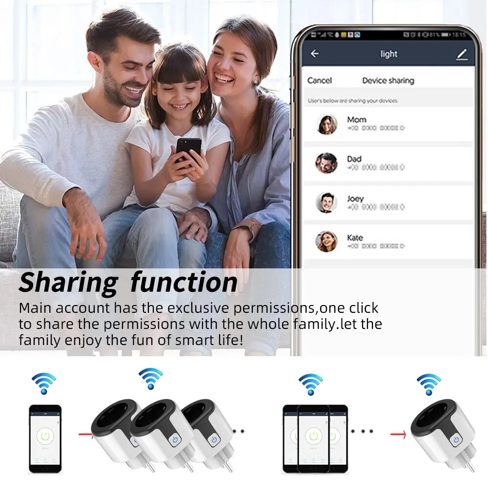 WiFi EU Smart Socket Plug Work - огляд і ціна Smart Home News