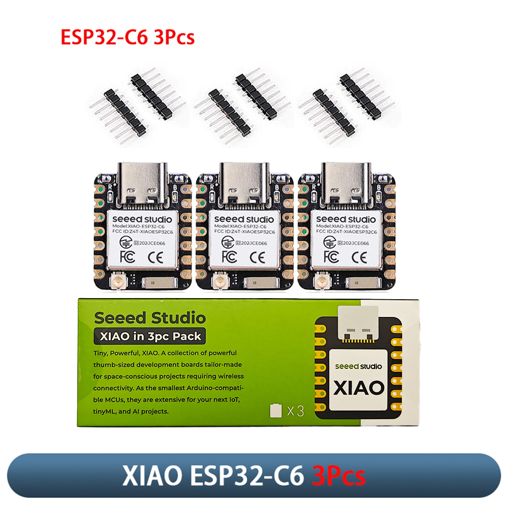 XIAO ESP32-C6 3Pcs Development - огляд і ціна Smart Home Kit For Arduino