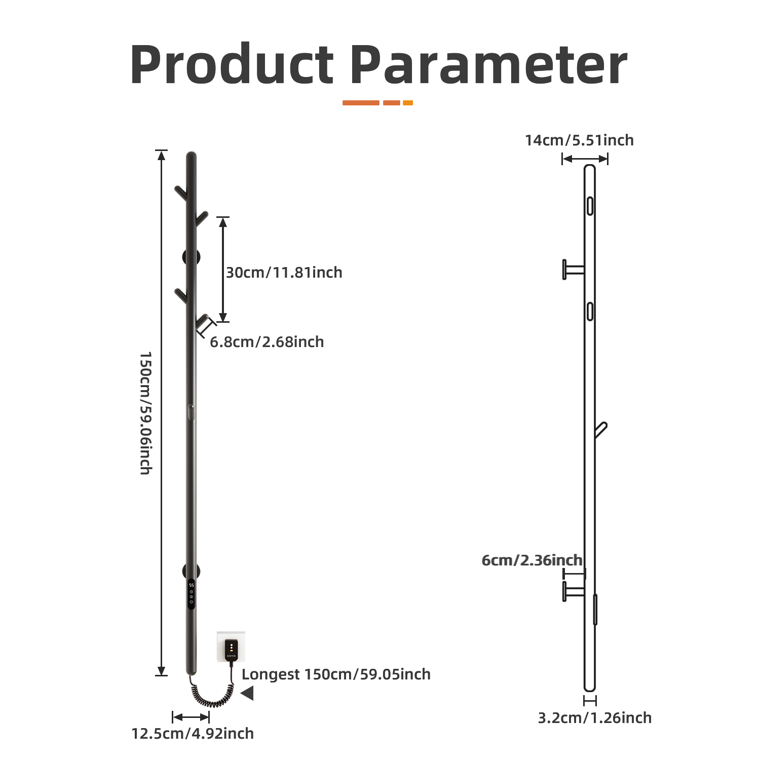 Smart Electric Towel Rack Eco- - огляд і ціна Smart Home
