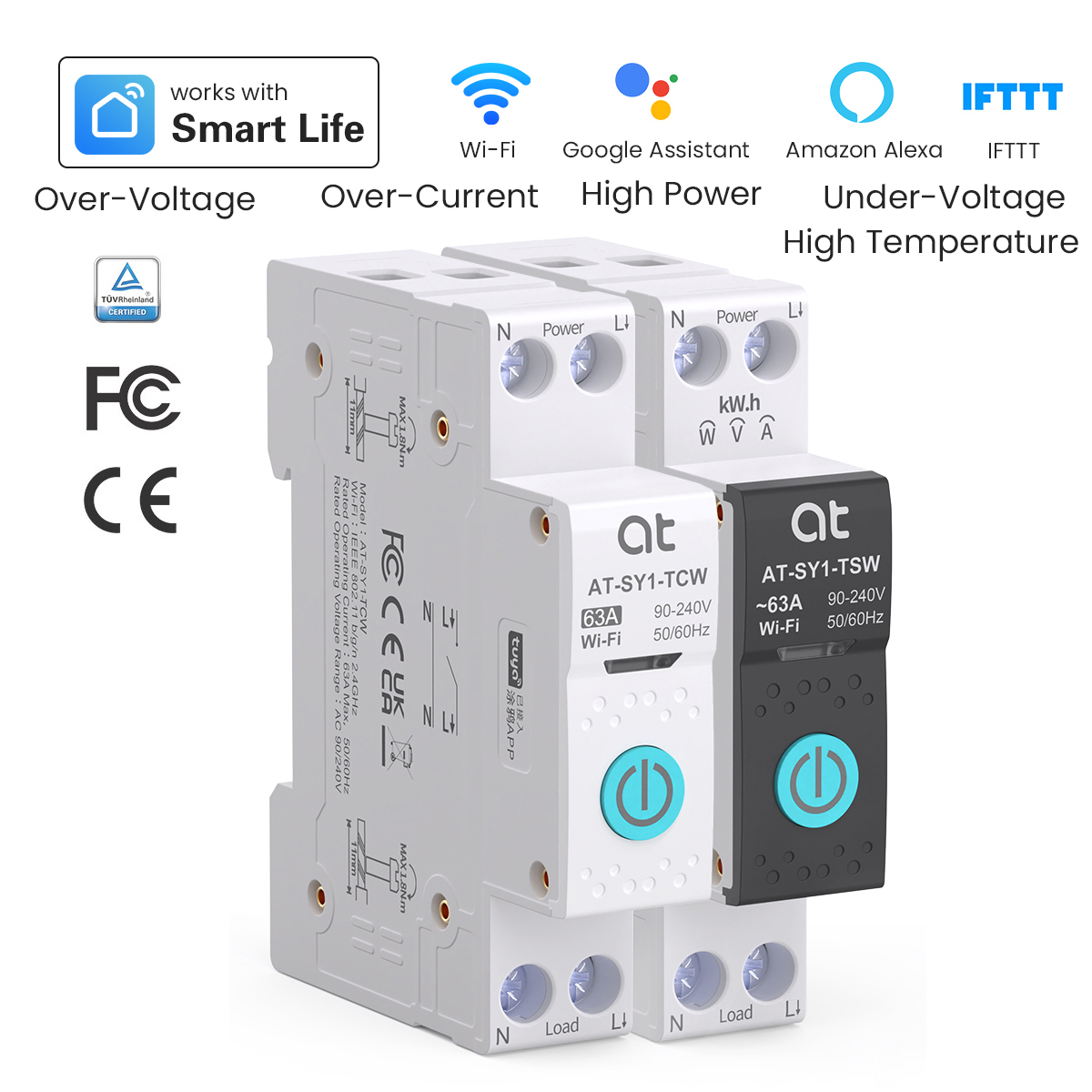 Tuya WiFi Circuit Breaker Smar - огляд і ціна Smart Home Voice Control