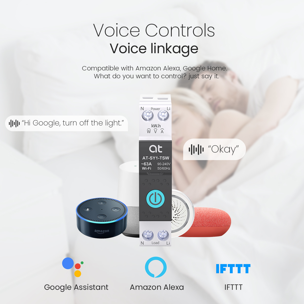 Tuya WiFi Circuit Breaker Smar - огляд і ціна Smart Home Voice Control