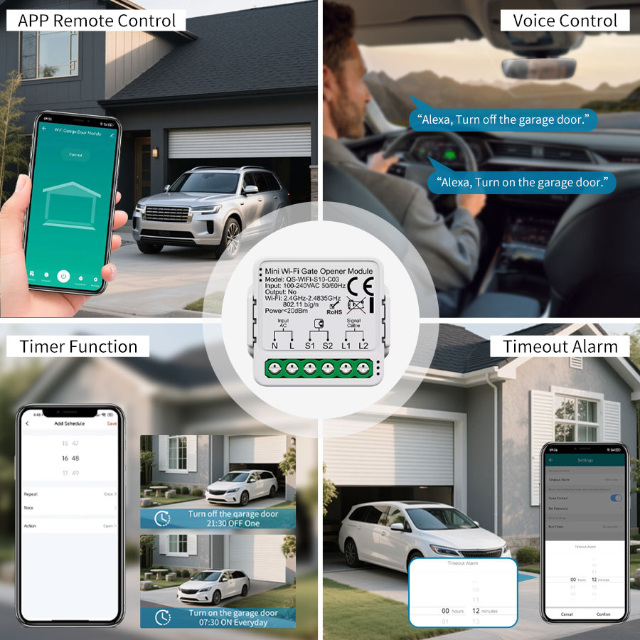 Tuya Smart WiFi or Zigbee Gara - огляд і ціна Smart Home Matter