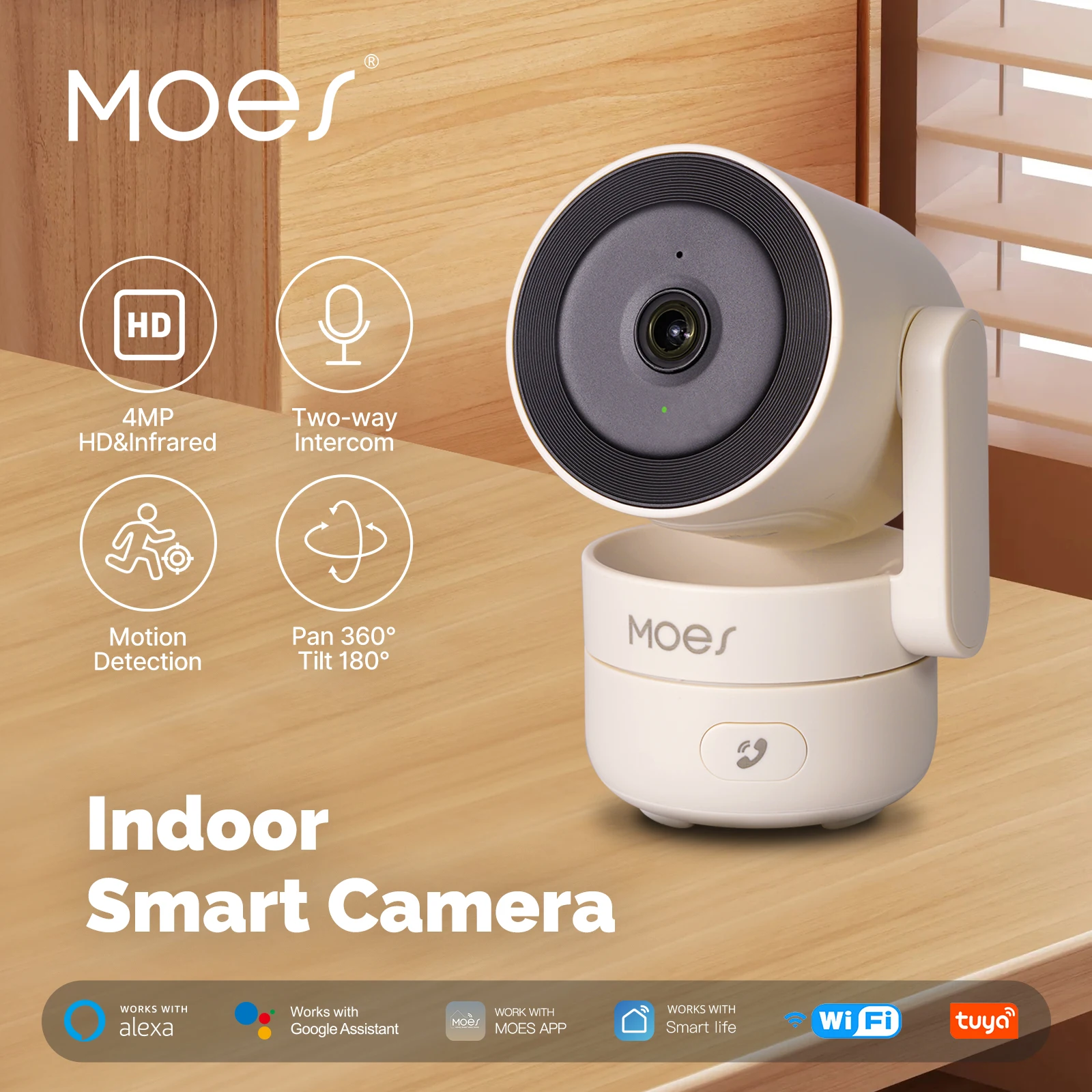 MOESTuya WiFi Indoor Pan/Tilt  - огляд і ціна Smart Home Imou
