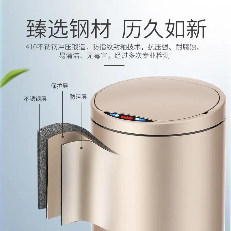can stainless steel trash 12L  - огляд і ціна Smart Home Living