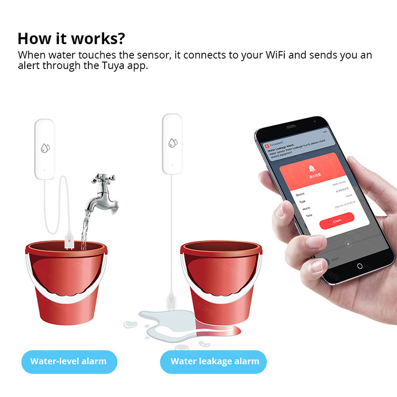 Tuya WiFi Water Leakage Alarm  - огляд і ціна Smart Home News