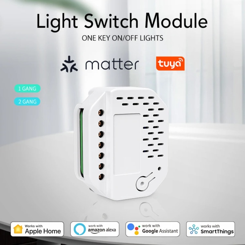 Matter Light Switch Module 2Ga - огляд і ціна Smart Home Matter