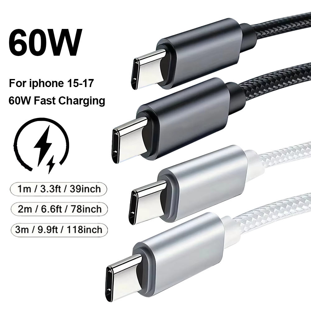60W Braided USB C Cable 1M 2M  - огляд і ціна Smart Home Samsung