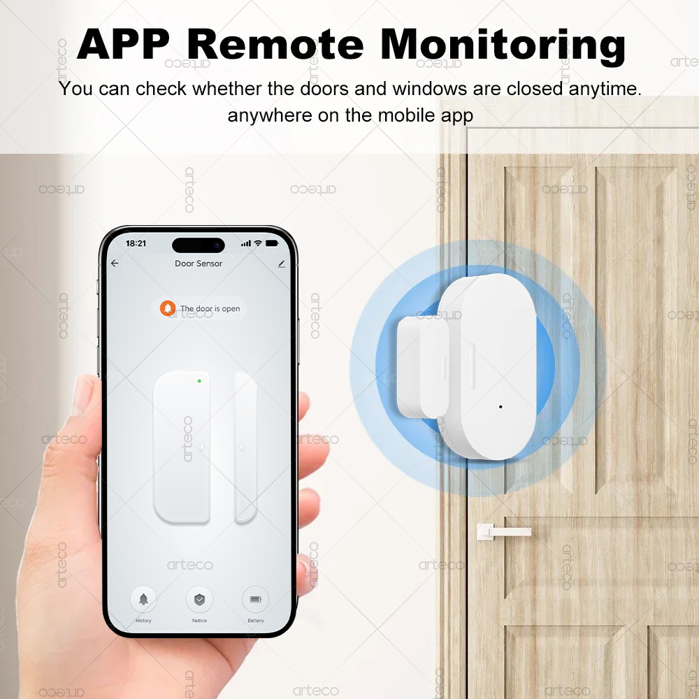Tuya Zigbee Door Window Sensor - огляд і ціна Smart Home Certification