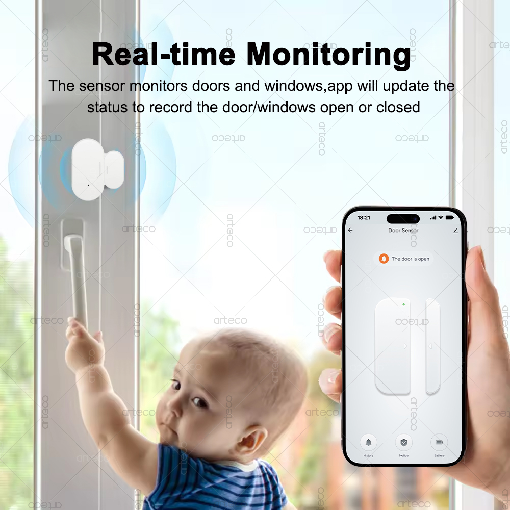 Tuya Zigbee Door Window Sensor - огляд і ціна Smart Home Certification