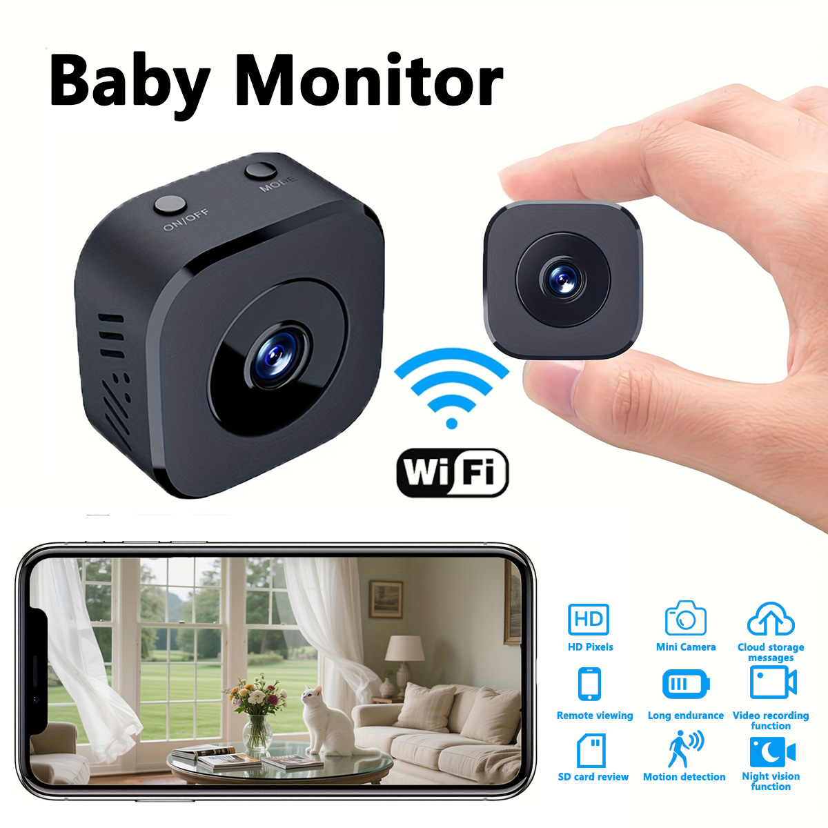 1080P HD Mini WiFi Camera Indo - огляд і ціна Smart Home Camera