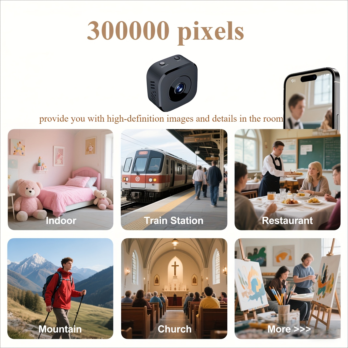 1080P HD Mini WiFi Camera Indo - огляд і ціна Smart Home Camera