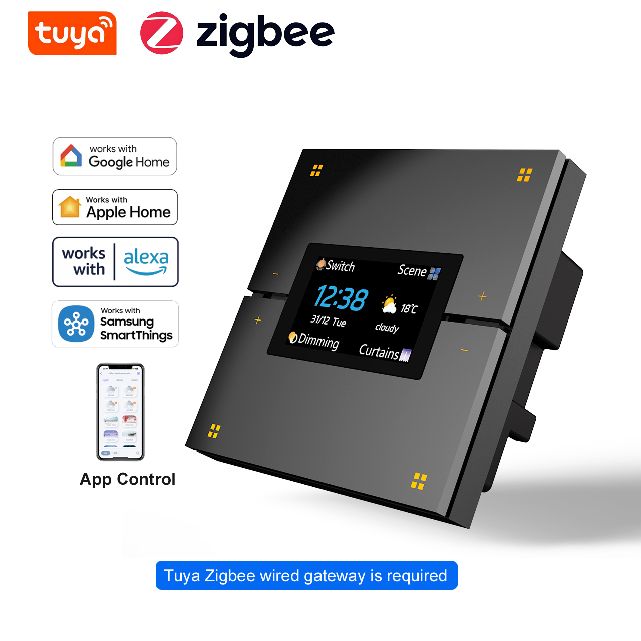 M9 Pro 8-Button UK Tuya Smart  - огляд і ціна Smart Home Voice Control