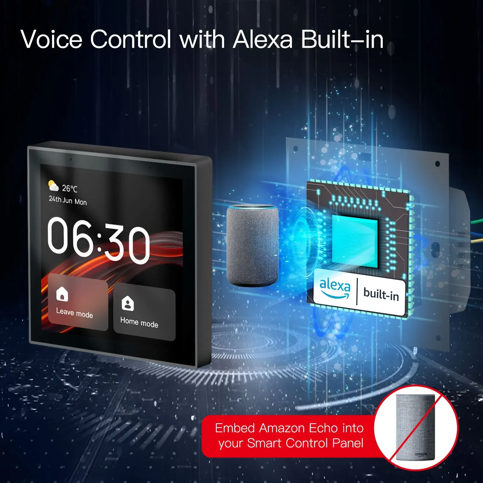 MOES Tuya wifi Multi-functiona - огляд і ціна Smart Home Zentrale Display