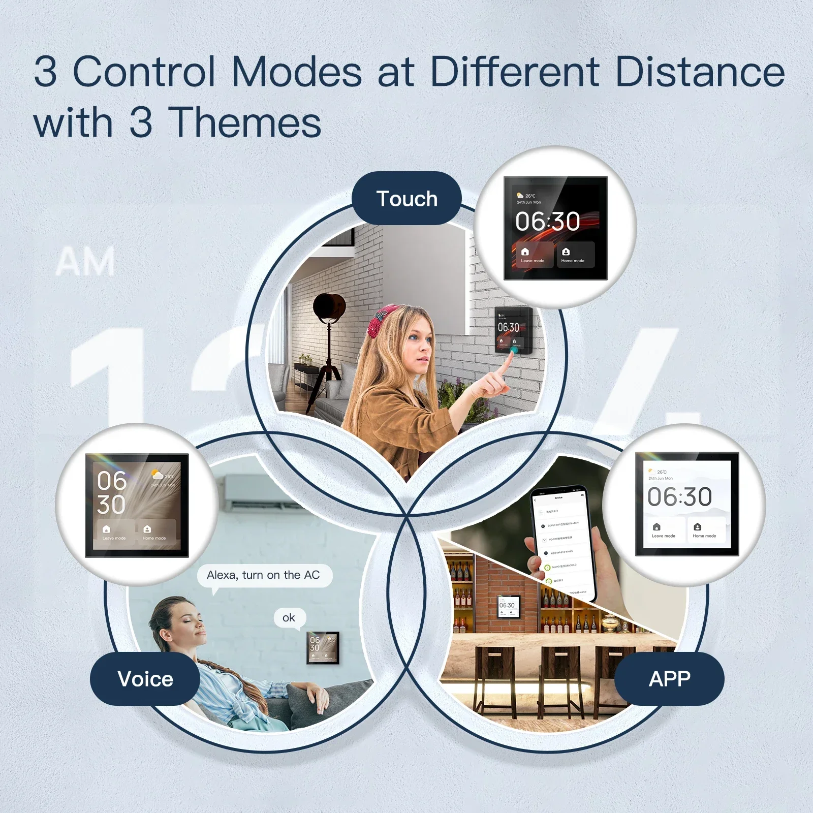MOES Tuya wifi Multi-functiona - огляд і ціна Smart Home Zentrale Display