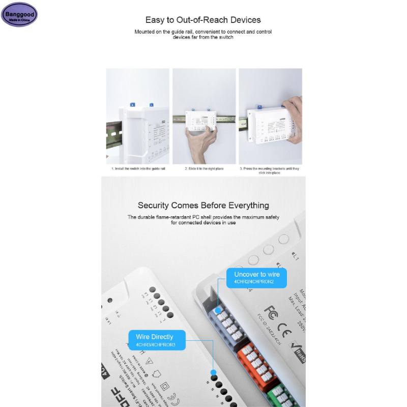 4CH R3 OR PRO R3 Wifi Smart Sw - огляд і ціна Smart Home Or Smart Home