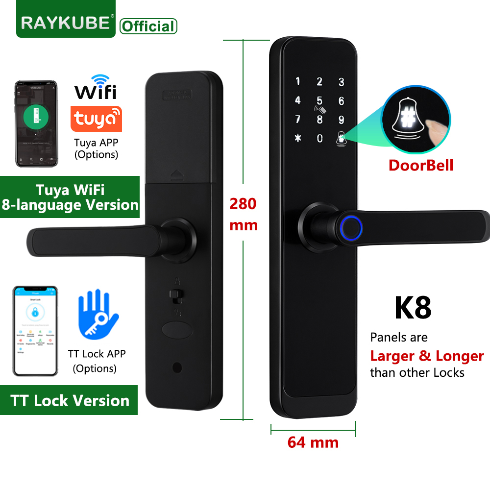 RAYKUBE K8 Smart Door Lock TTl - огляд і ціна Smart Home Imou