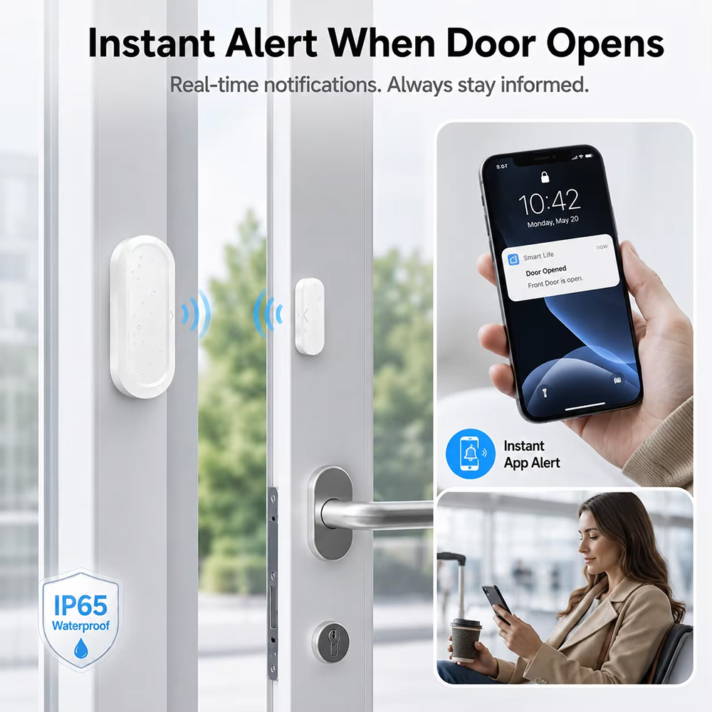 Tuya WiFi IP65 Smart Door Wind - огляд і ціна Smart Home Certification