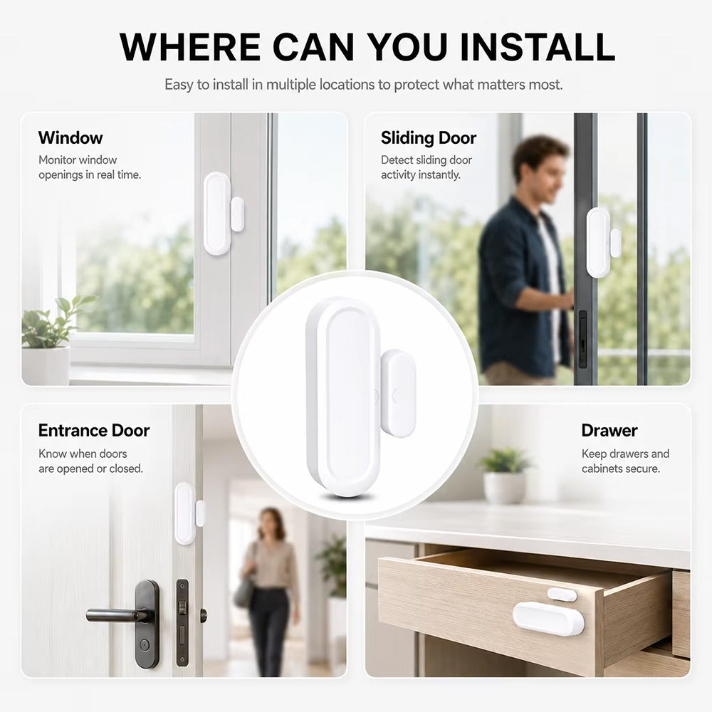 Tuya WiFi IP65 Smart Door Wind - огляд і ціна Smart Home Certification